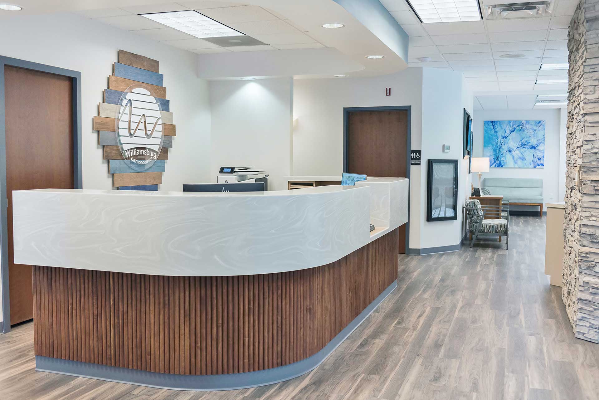 Williamsburg Orthodontics front desk